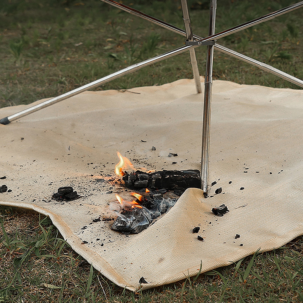 캠핑 방화포 불티방지 커버 화재예방 방염포 버너받침 방화매트 CE-008