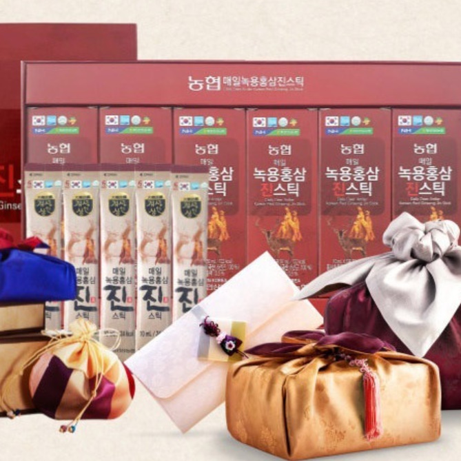 녹용홍삼스틱 30포 선물용 짜먹는홍삼 세트 짜먹는홍삼정
