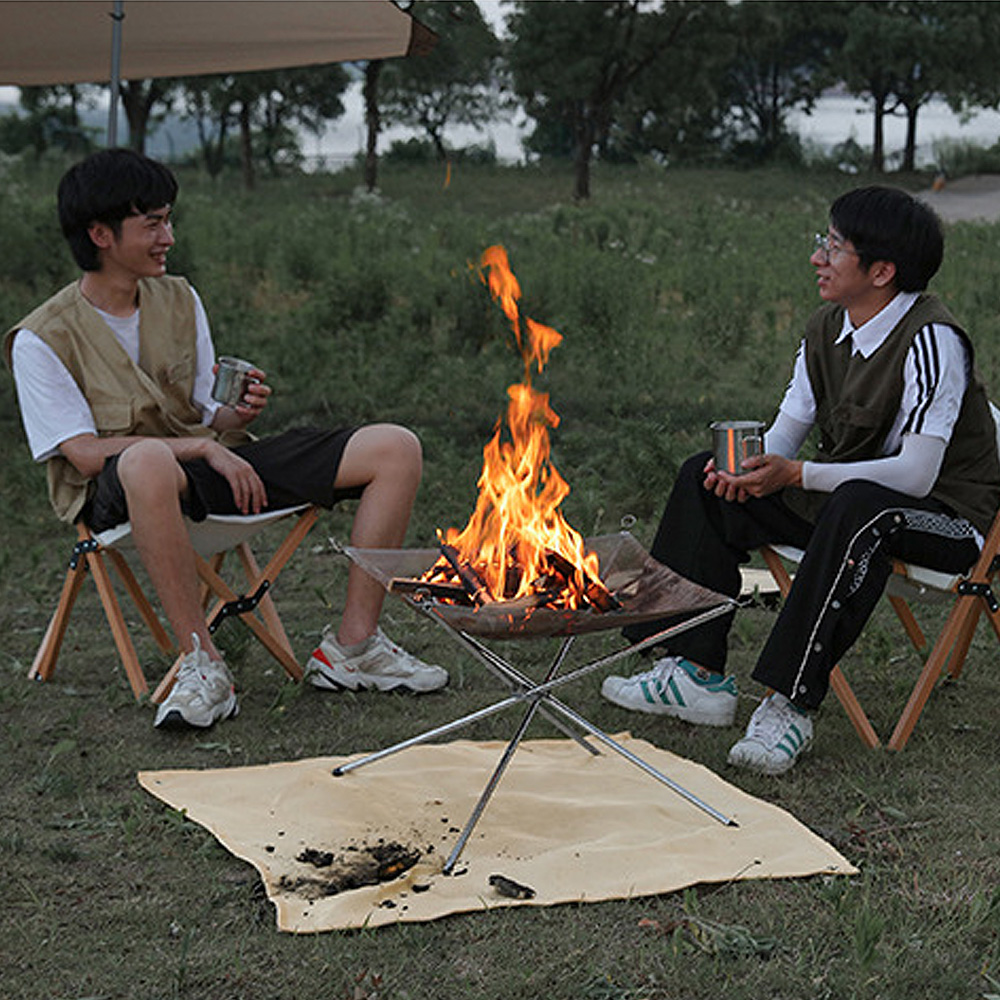 캠핑 방화포 불티방지 커버 화재예방 방염포 버너받침 방화매트 CE-008
