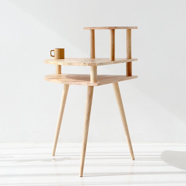 코너 테이블 삼각 모서리 틈새 좁은 미니 테이블