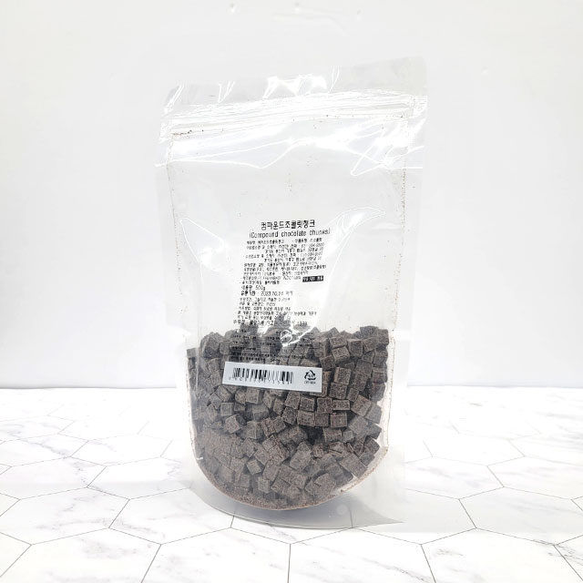 컴파운드 사각 초코칩 초콜릿청크 500g - 상세 이미지 2