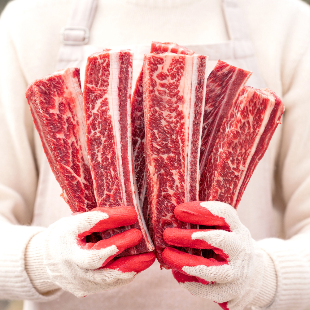 우대갈비 1kg la갈비 소고기 소갈비 토마호크 캠핑 음식 스테이크