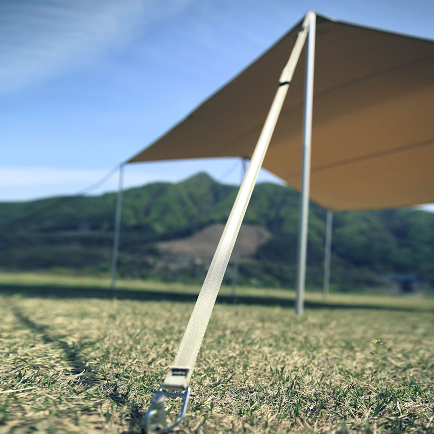 휴캠핑 타프 웨빙 스트랩 스트링 텐트 끈 줄 25mm 메인 (4M) 이미지 4