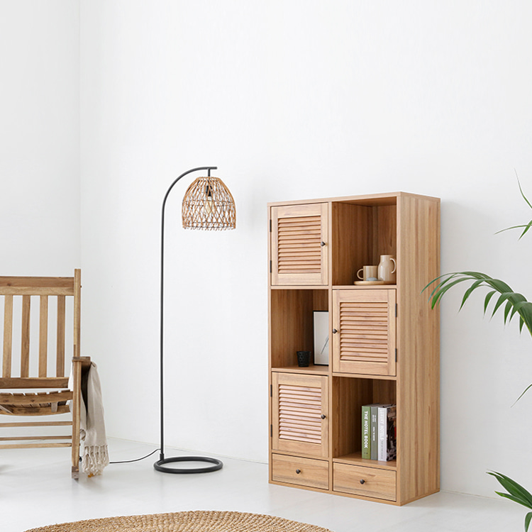 마켓비 원목 수납장 거실 안방 높은 수납장 - 상세 이미지 3