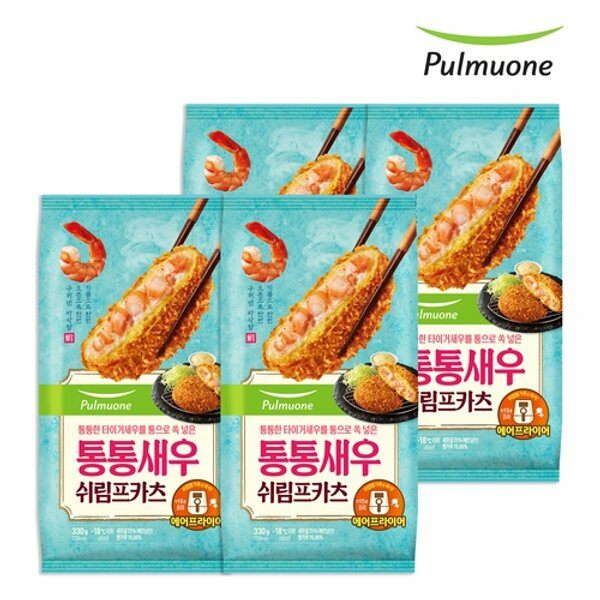 (M)통통새우 쉬림프카츠 330g(3개입) x 4봉