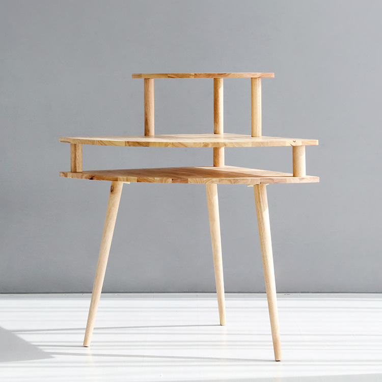 코너 테이블 삼각 모서리 틈새 좁은 미니 테이블