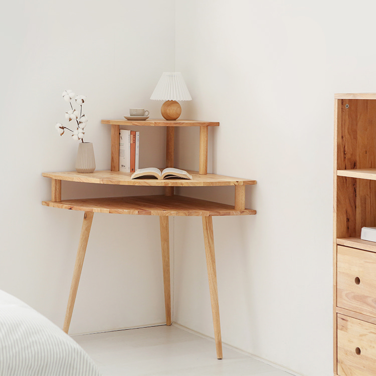 코너 테이블 삼각 모서리 틈새 좁은 미니 테이블