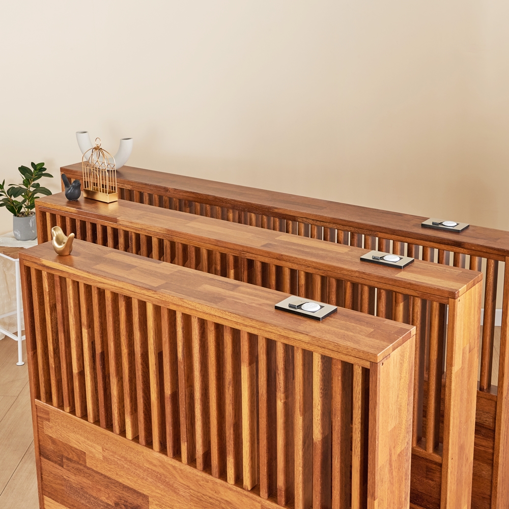 원목 침대헤드보드 저상형 침대헤드 선반 프레임 SS