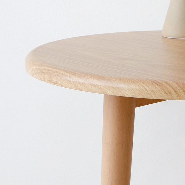 쇼파 사이드테이블 원형 원목 미니 소파 보조 테이블 간이탁자