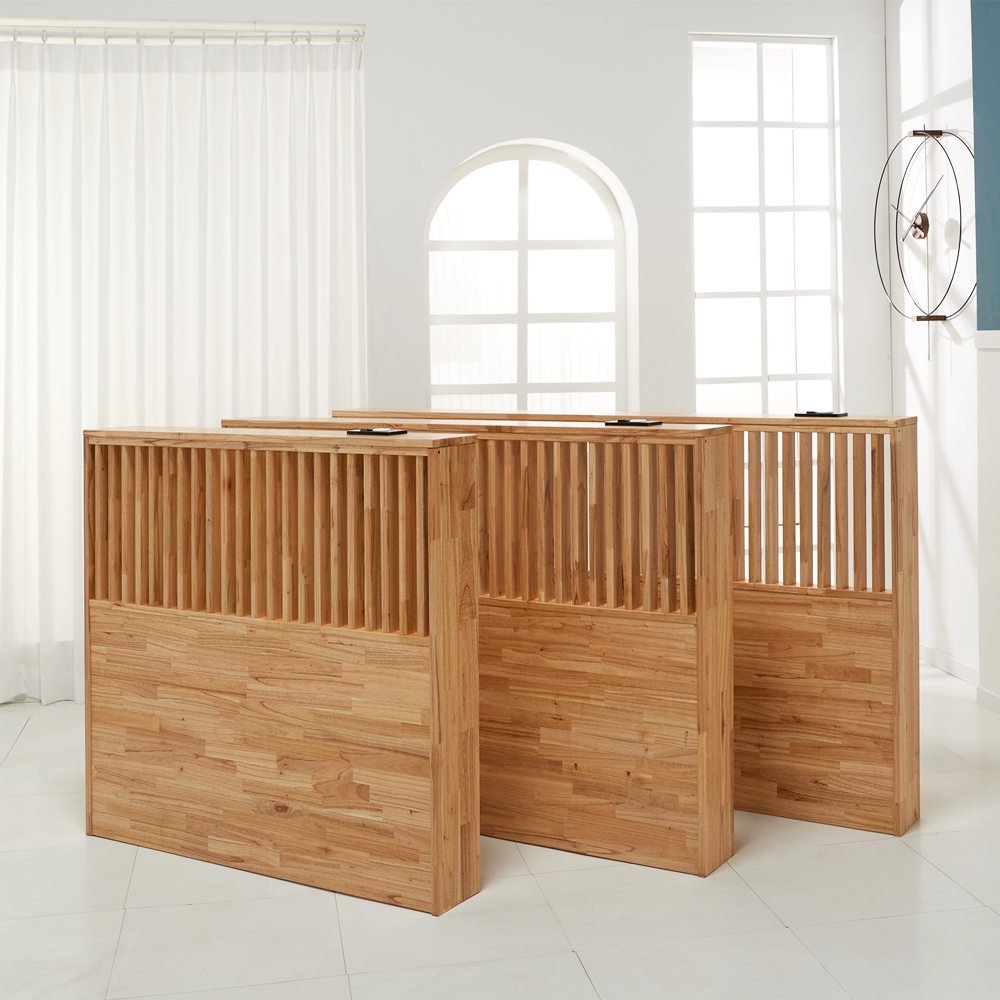 원목 침대헤드보드 저상형 침대헤드 선반 프레임 퀸