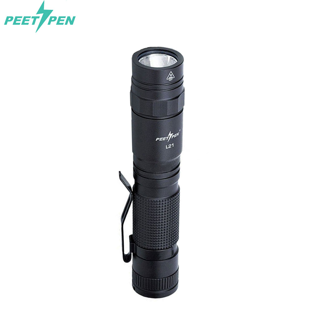 우벤 L21 소형 손전등 LED 충전식 후레쉬 휴대용 랜턴 낚시 등산 캠핑 다용도 라이트