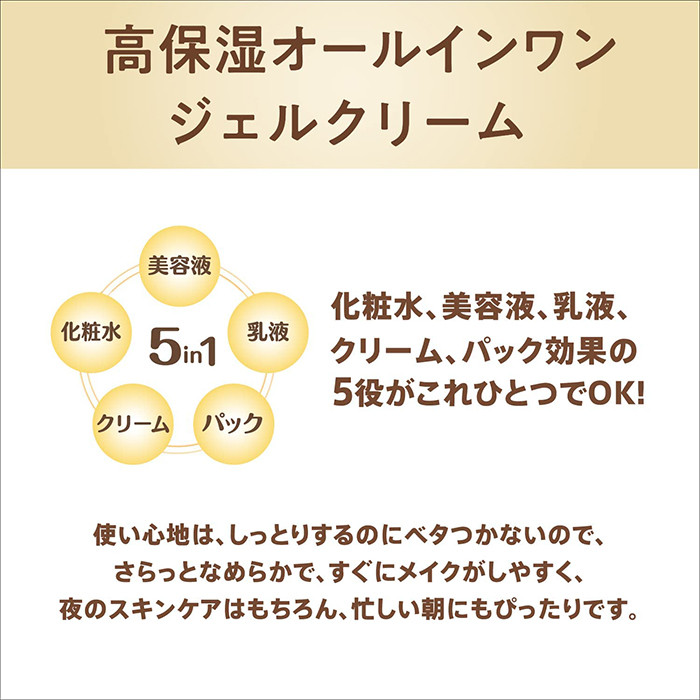 사나 나메라카 혼포 두유 이소플라본 링클 올인원 젤 크림 100g - 하카타몰