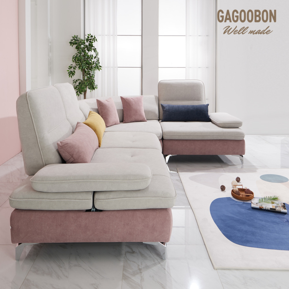 3.5인용쇼파 스윙소파 조야아쿠아텍스코너소파