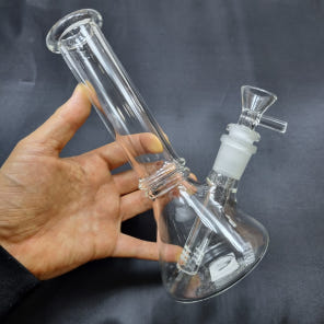 고급 물담배 Simple Glass Pipe 유리파이프 워터파이프 색상랜덤 20cm