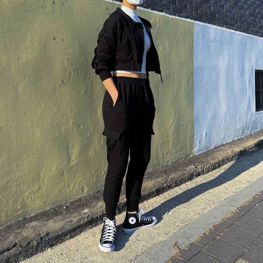 여성 조거팬츠 조커팬츠 키작녀 키작은 키큰 여자 카고 바지 WM롱 - 상세 이미지 3