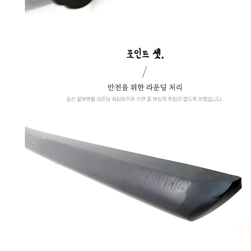 나무 목검 일본도 진검형 장식용 가검 연습용 호신용 훈련용 검 - 상세 이미지 5