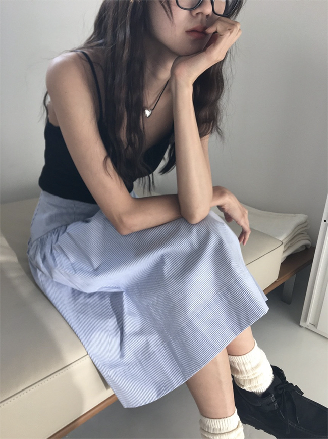 미트미 풀 스커트 (2col) meetme 상세 이미지 5