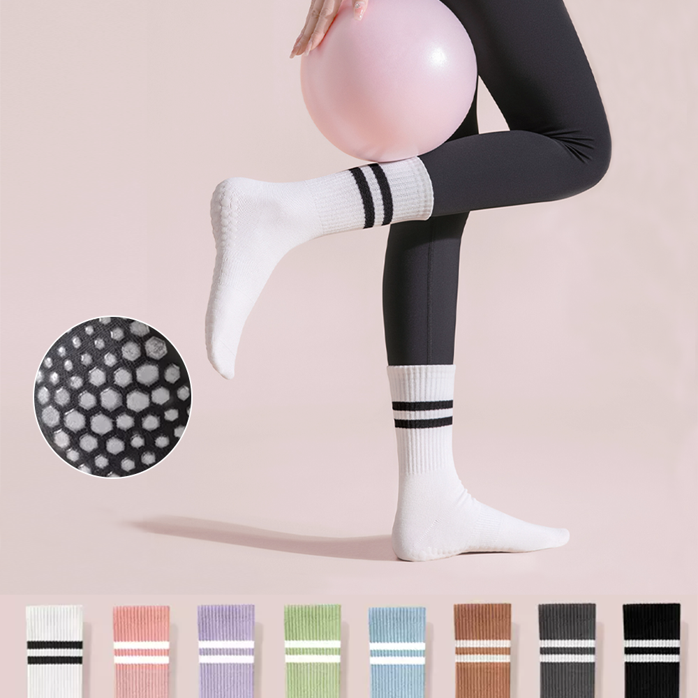 루즈벨 필라테스 양말 롱삭스 논슬립 토삭스 미끄럼방지 홈트 요가 양말