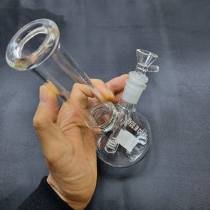 고급 물담배 Simple Glass Pipe 유리파이프 워터파이프 색상랜덤 20cm
