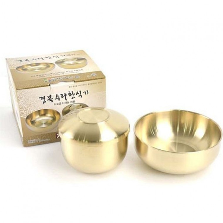 밥그릇 국그릇 밥주발 대접 이중 옥식기 세트 대 - 상품 이미지