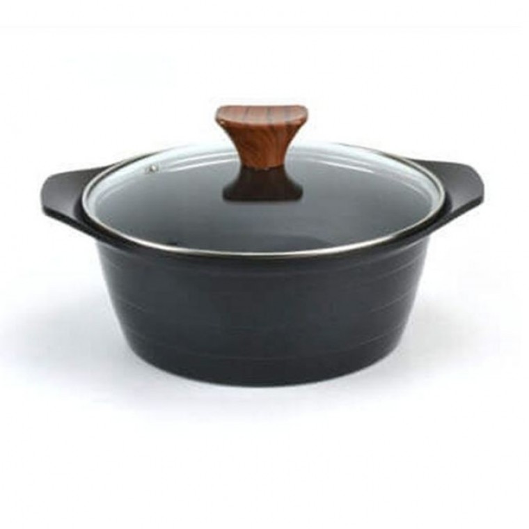 리빙온 인덕션 냄비 양수 세라믹 찌게 전골 24cm - 상품 이미지