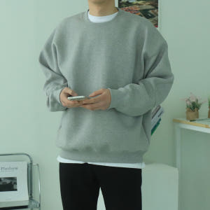남자맨투맨 남자긴팔티 오버핏 빅사이즈 커플맨투맨 착용 후기 | 사이즈/핏 총정리 - 상품 이미지 4