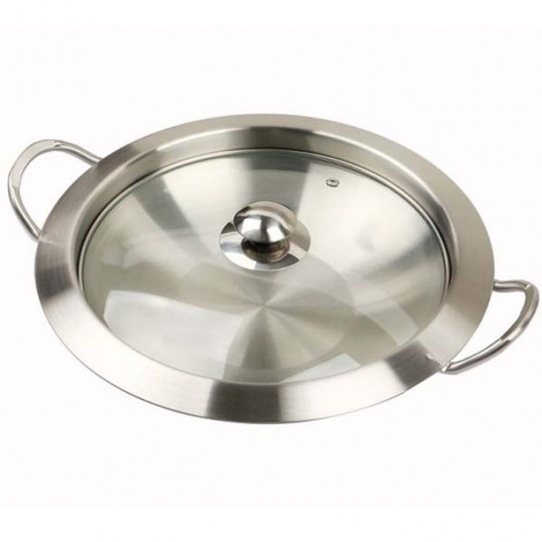 스텐 전골 냄비 인덕션 국 찌개 IH 320mm - 상품 이미지