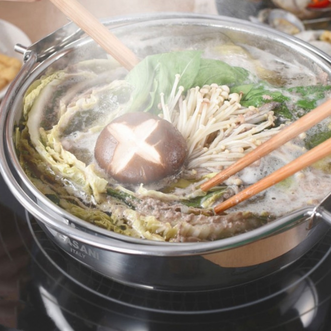 1인전골냄비 스키야끼 스키야키냄비 샤브샤브용 어묵탕냄비 20cm