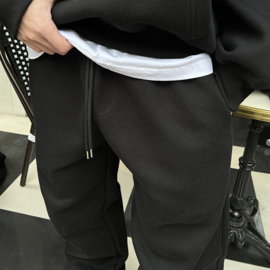 knee dart jogg pants (3color)