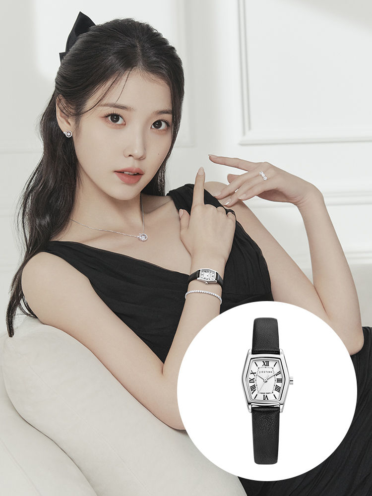 [아이유 PICK] 제이에스티나 NUOVO TEMPO 가죽 시계 (JWT2LE3BS205WHBK0) - 상품 이미지