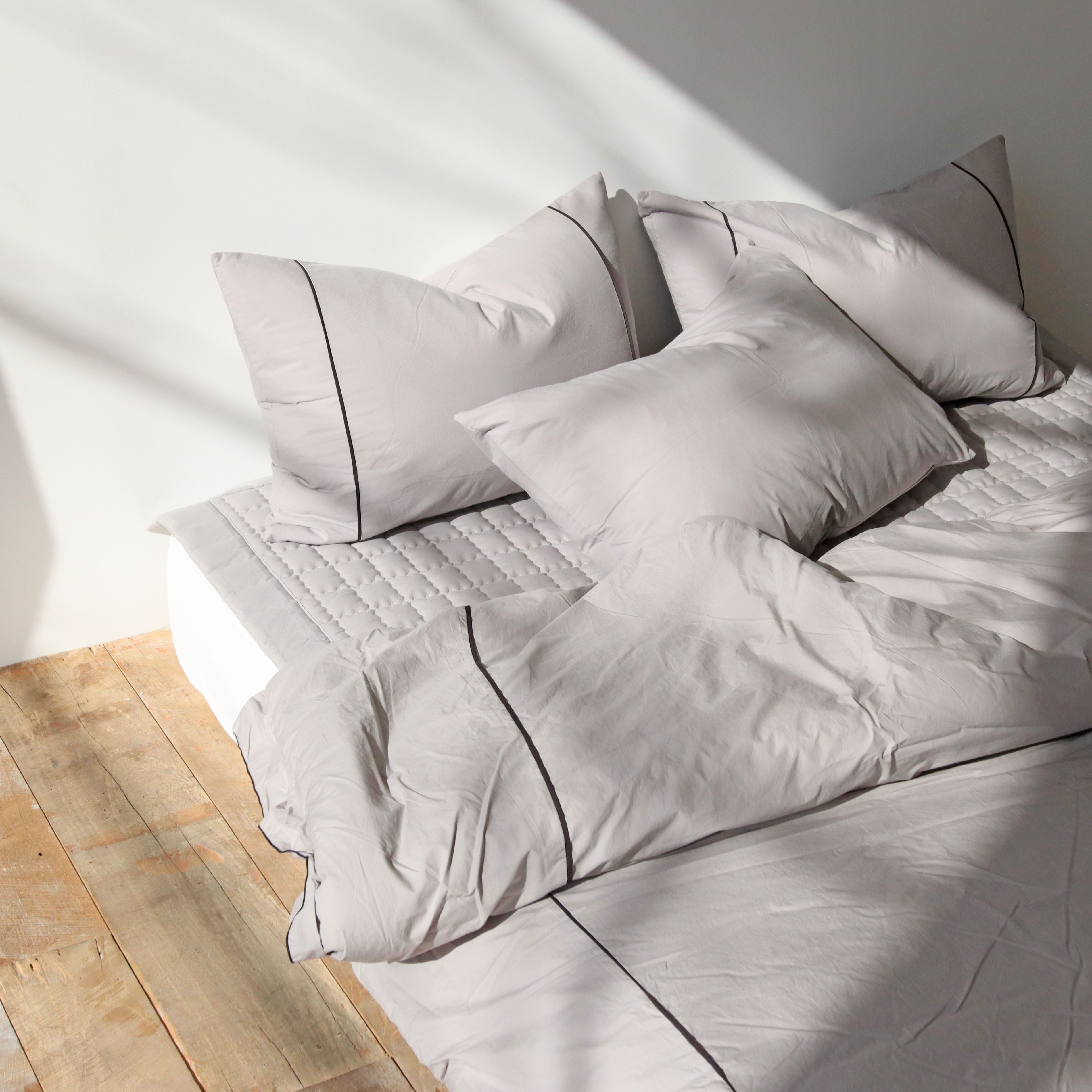 스퀘어 고밀도 먼지 없는 바이오워싱 호텔 침구 신혼 알러지케어 차렵 이불 S/SS