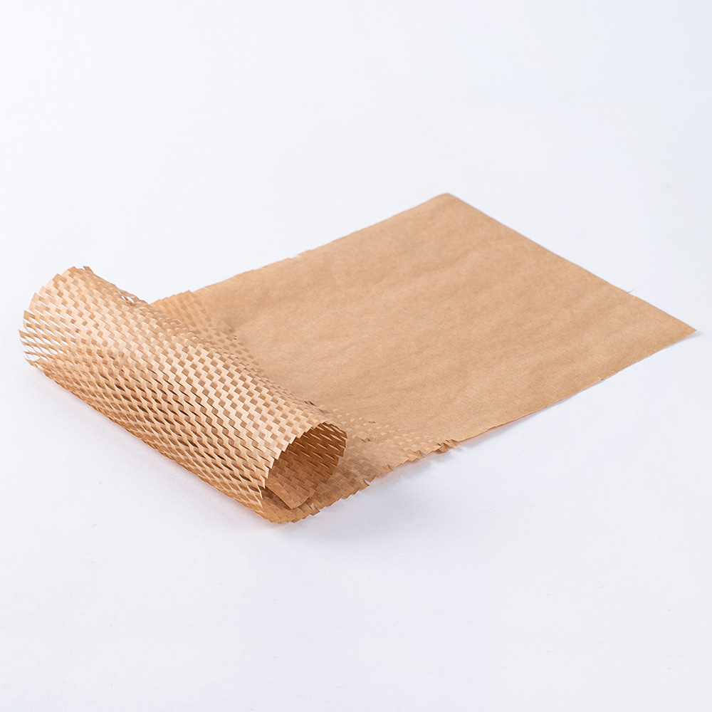 종이에어캡 크라프트50장 (50x25cm) 종이완충재 뽁뽁이 페이퍼 랩 포장지 완충제 - 상품 이미지