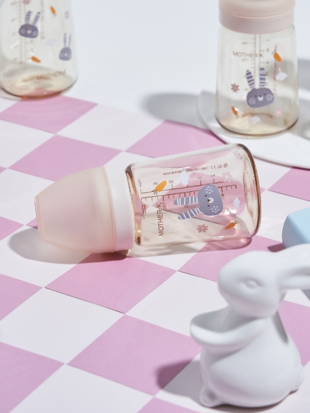 마더케이 신생아 PPSU 젖병 배앓이 방지 (노꼭지) 280ml, 3개, 토끼 크림 - 상세 이미지 3