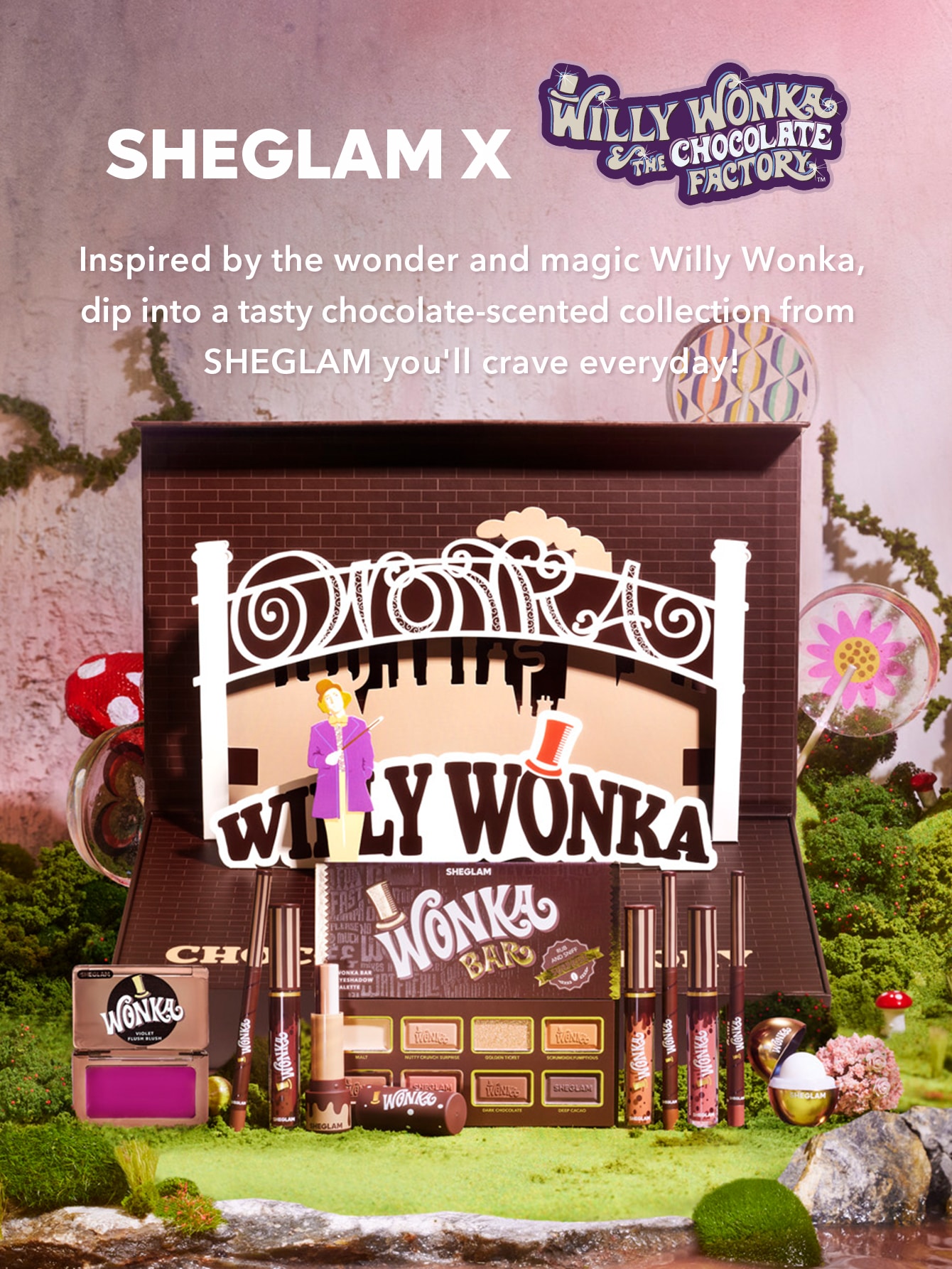 라벤더 블러셔 쉬글램 윌리웡카 바이올렛 퍼플 블러셔 크림블러셔 sheglam - 상세 이미지 4