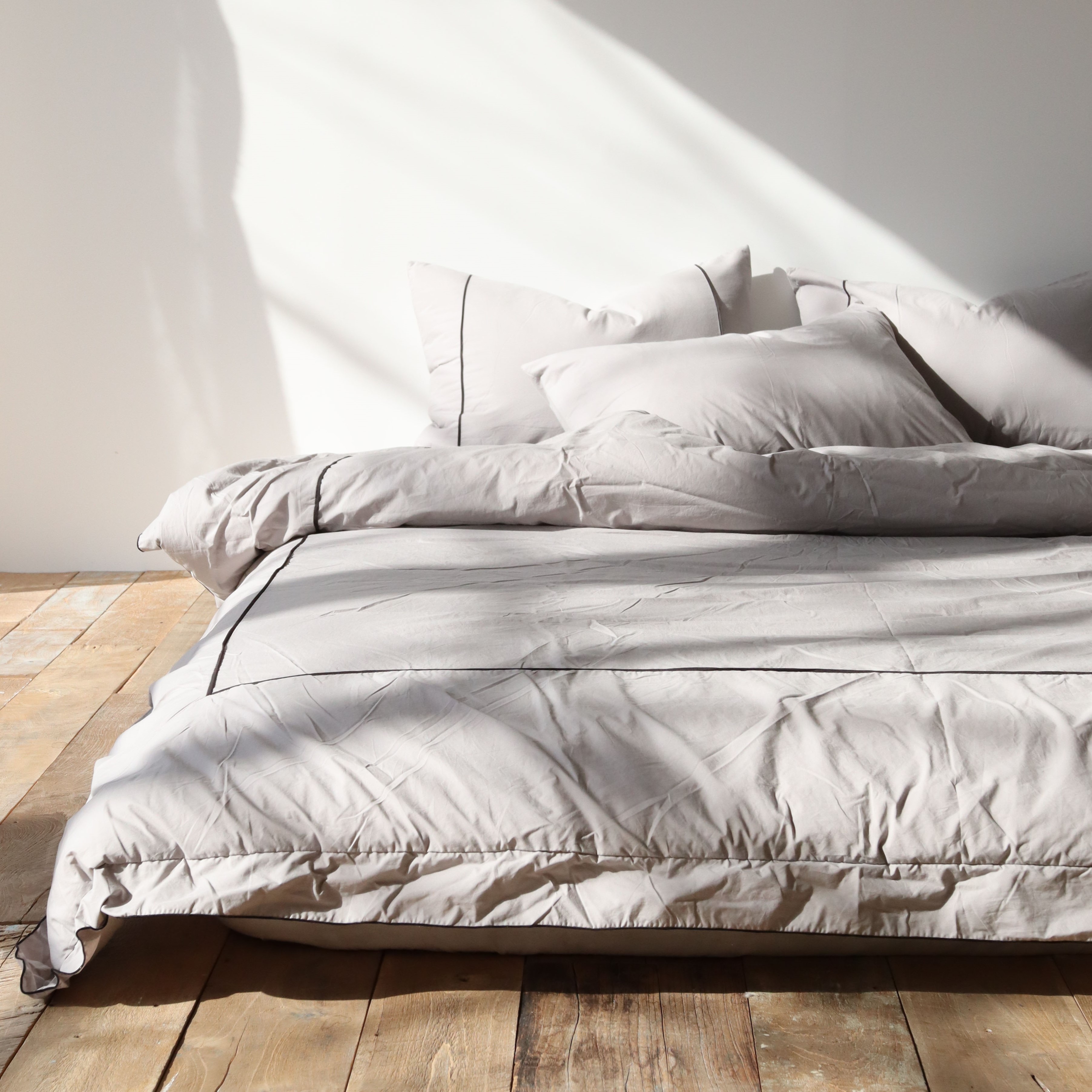 스퀘어 고밀도 먼지 없는 바이오워싱 호텔 침구 신혼 알러지케어 차렵 이불 S/SS