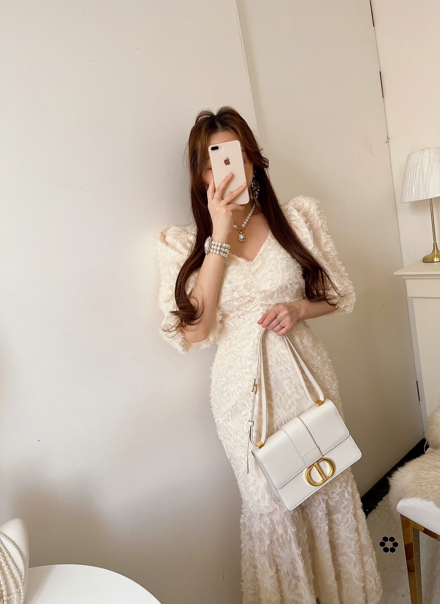 (무배) S/S 마몽드 머메이드 롱원피스 (셀프웨딩,맥시드레스,스트랩,퍼프,프린지,셔링) [비비아레이디] - 상품 이미지