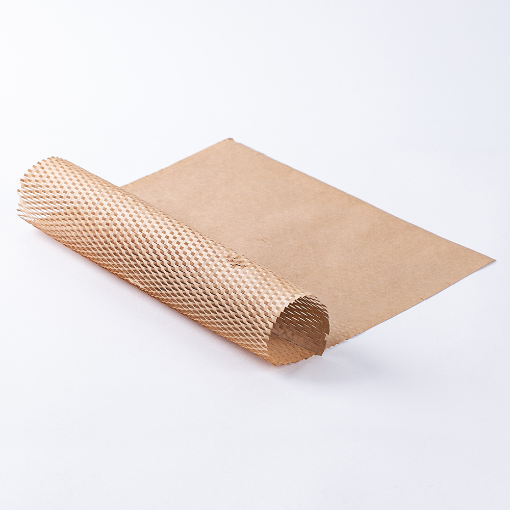 종이에어캡 크라프트50장 (50x25cm) 종이완충재 뽁뽁이 페이퍼 랩 포장지 완충제 - 상세 이미지 2