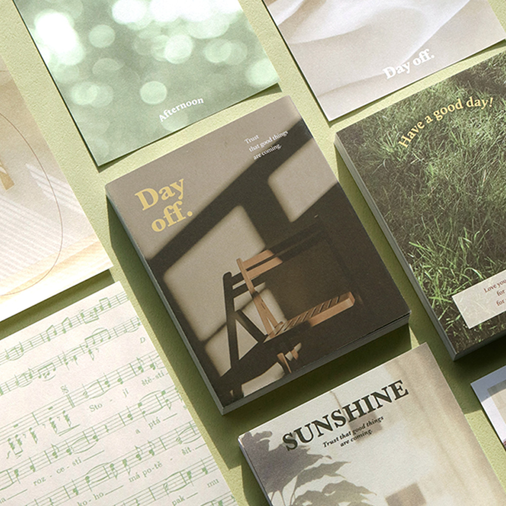 아이코닉 다꾸 배경 메모지 (떡메 메모패드 배경지 다이어리 데코 떡메모지)Dayoff 제품 이미지