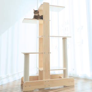 캣츠빌 아쭈타워 5층 스크래쳐 캣폴 원목 고양이 캣타워 발판구성 솔직 후기 | 실제 사용자 리뷰 총정리 - 상품 이미지 1