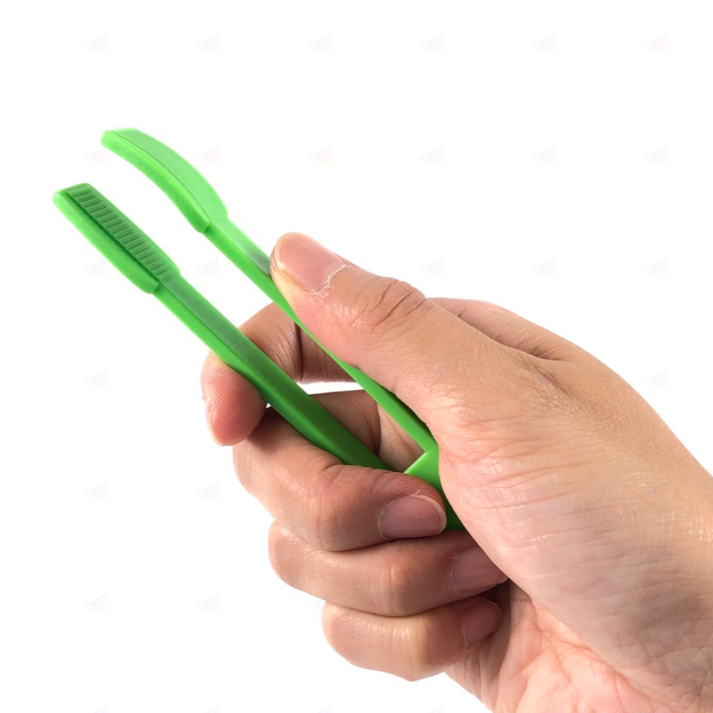 다용도 플라스틱 집게 핀셋 10cm 물건 홀더 청소 요리 실험 반려동물 옮기기 도구 소품 - 상품 이미지