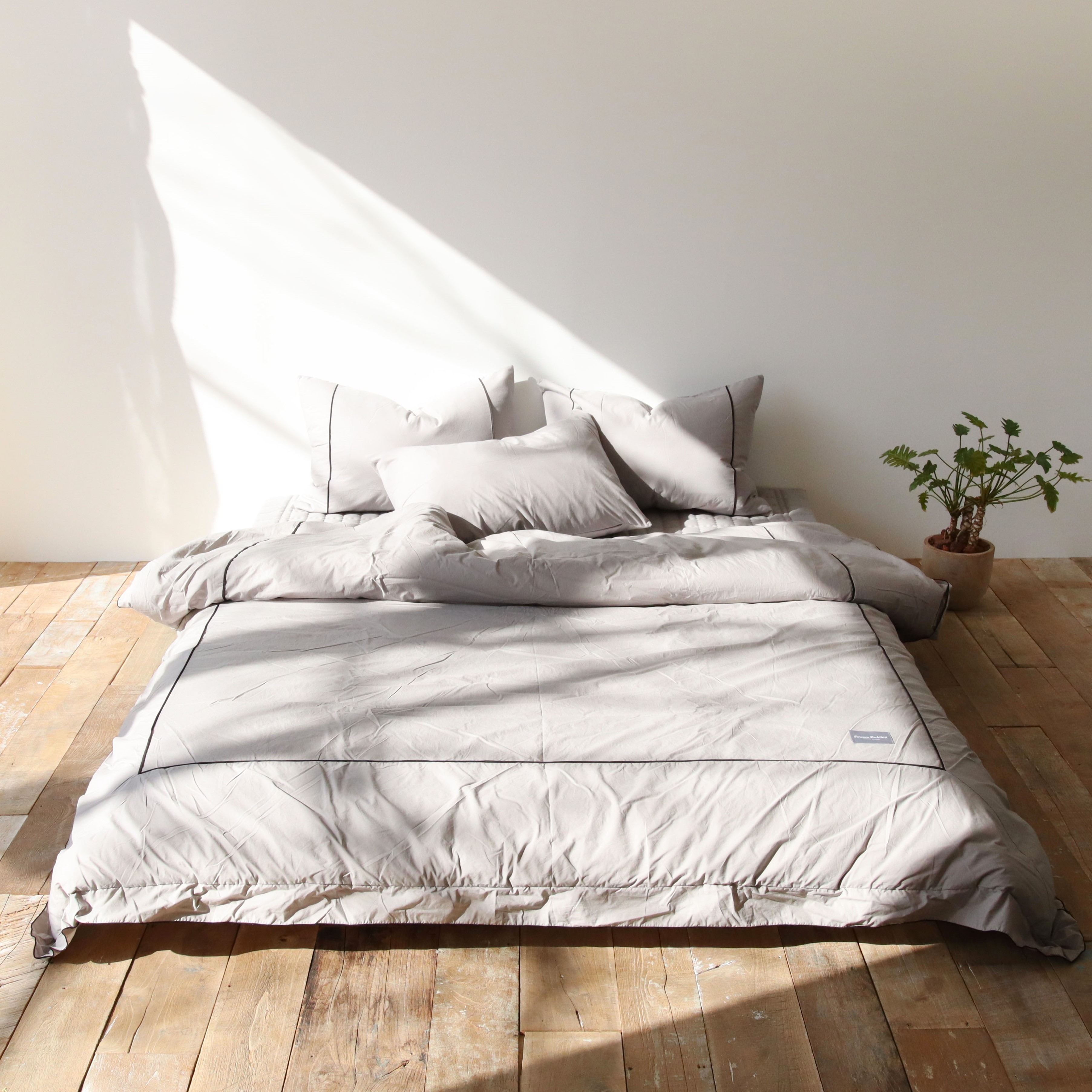 스퀘어 고밀도 먼지 없는 바이오워싱 호텔 침구 신혼 알러지케어 차렵 이불 S/SS