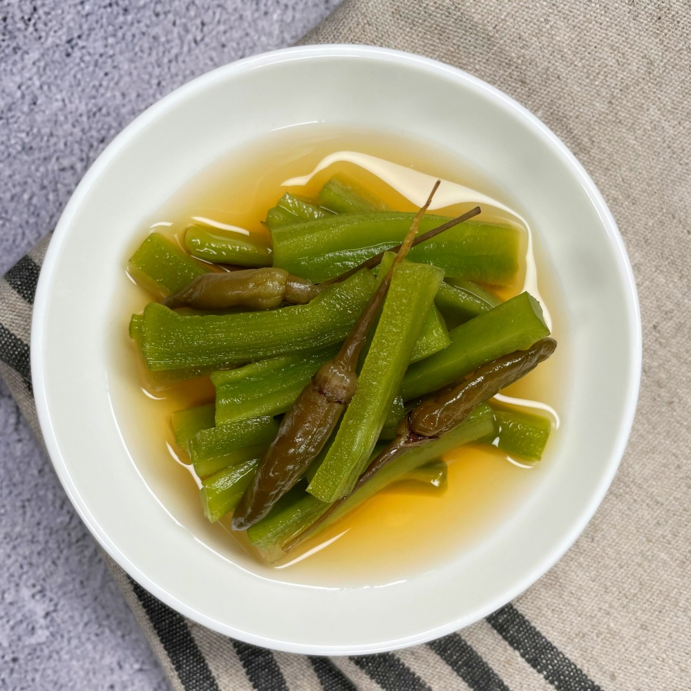 산상추 뚱채 장아찌 줄기상추 궁채 장아찌 업소용 10kg, 1개 - 상품 이미지