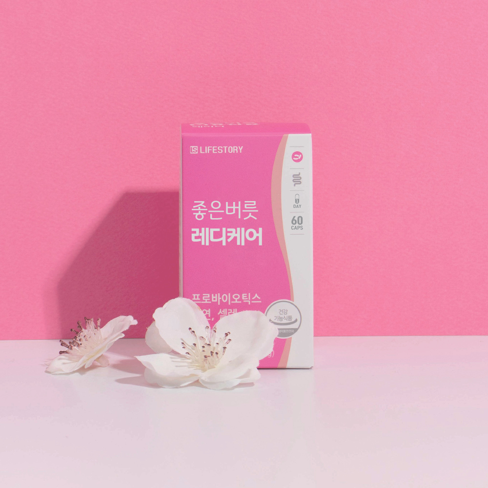 좋은버릇 레디케어 질 유래 유산균 60캡슐 여성 임산부