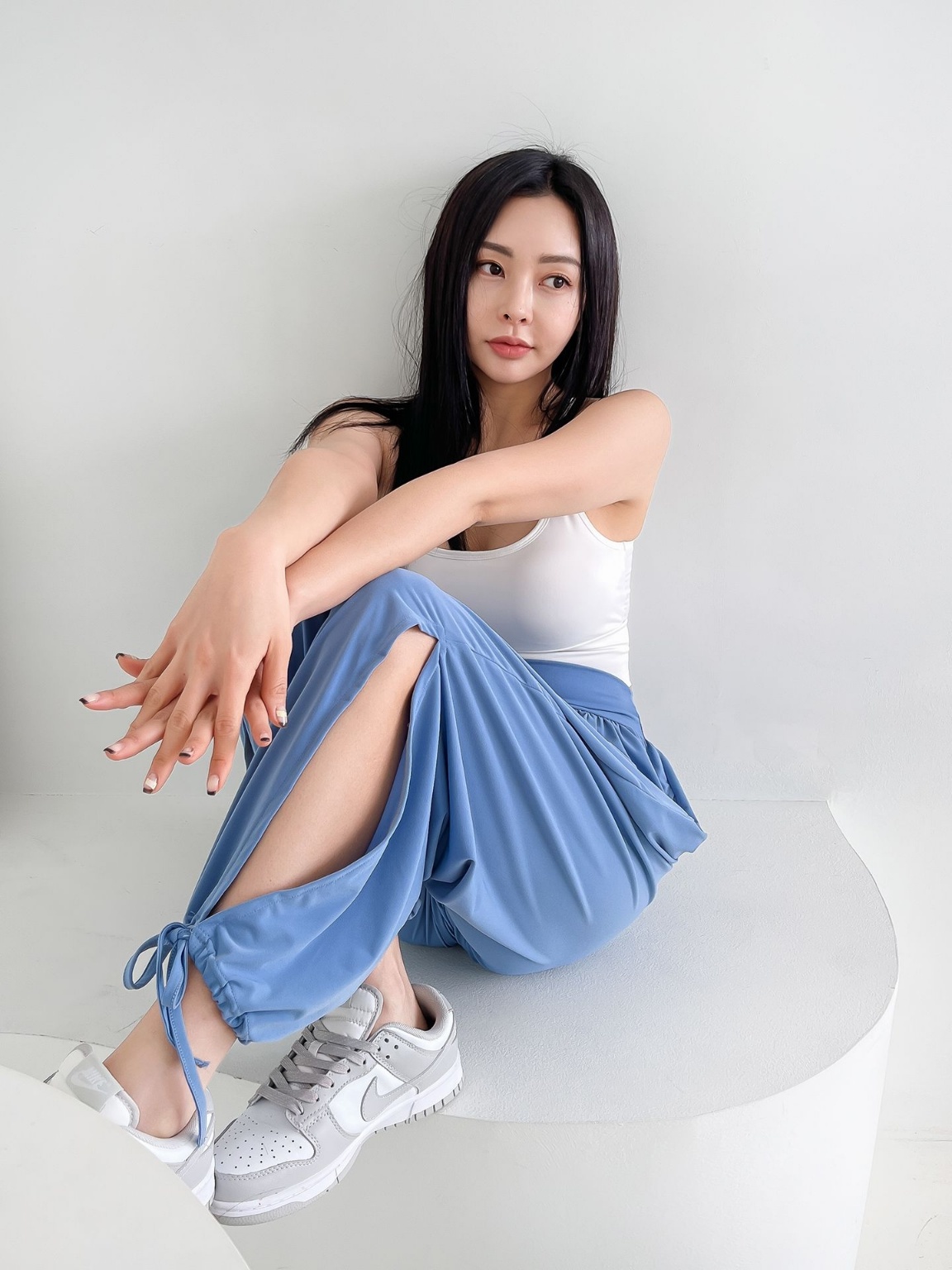 로라벨 엔토 요가바지 하렘 조거 팬츠 여성요가복 필라테스복 편한 바지 필라테스 하의 - 상세 이미지 2