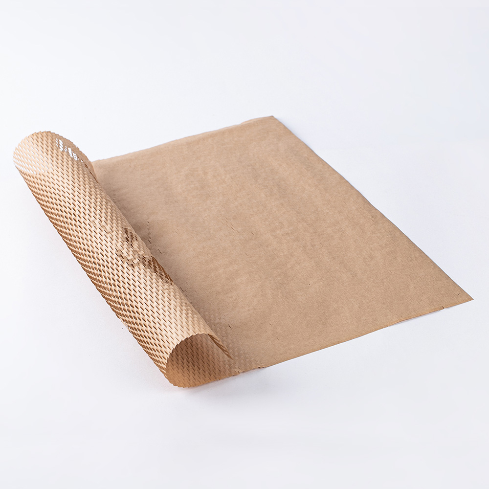 종이에어캡 크라프트50장 (50x25cm) 종이완충재 뽁뽁이 페이퍼 랩 포장지 완충제 - 상세 이미지 3