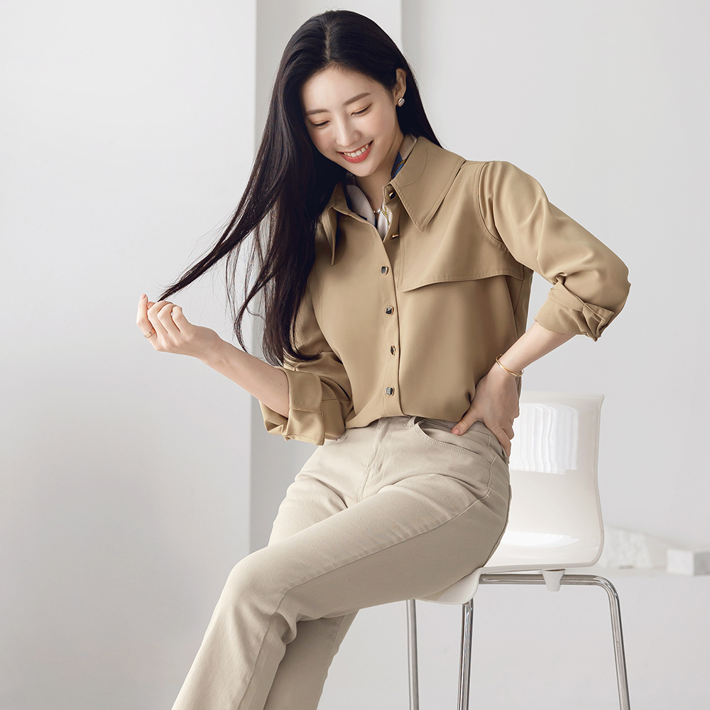 [시크라인] 더보어 셔츠 블라우스 : 시크라인-CLICLINE