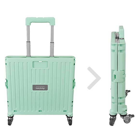 만능장바구니 네모카트 시장용캐리어 멀티폴딩카트