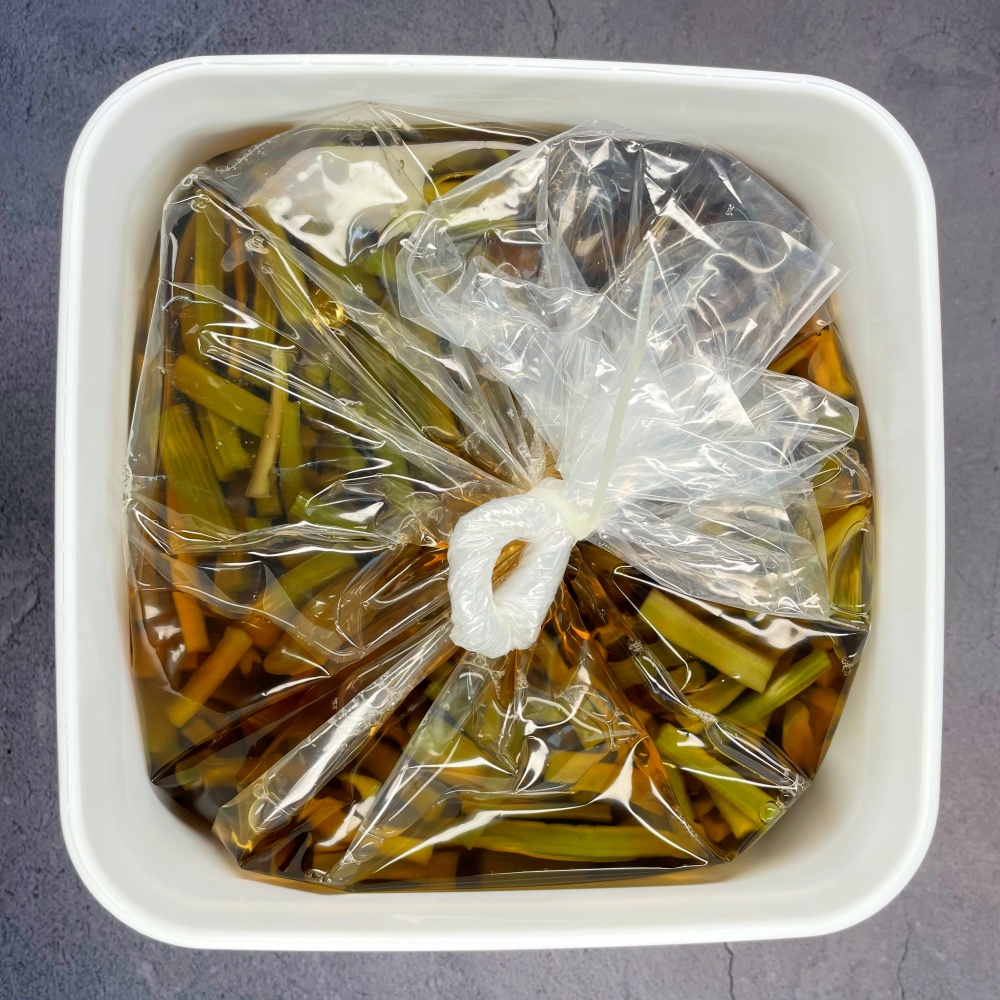 산상추 뚱채 장아찌 줄기상추 궁채 장아찌 업소용 10kg, 1개 - 상세 이미지 2