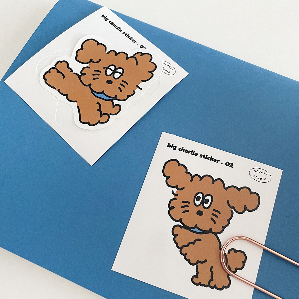 빅 찰리 스티커 02 / 리무버블 이미지 3