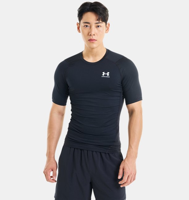 [언더아머 본사]남성 HeatGear 아머 반팔 1361518-001 : 언더아머 코리아